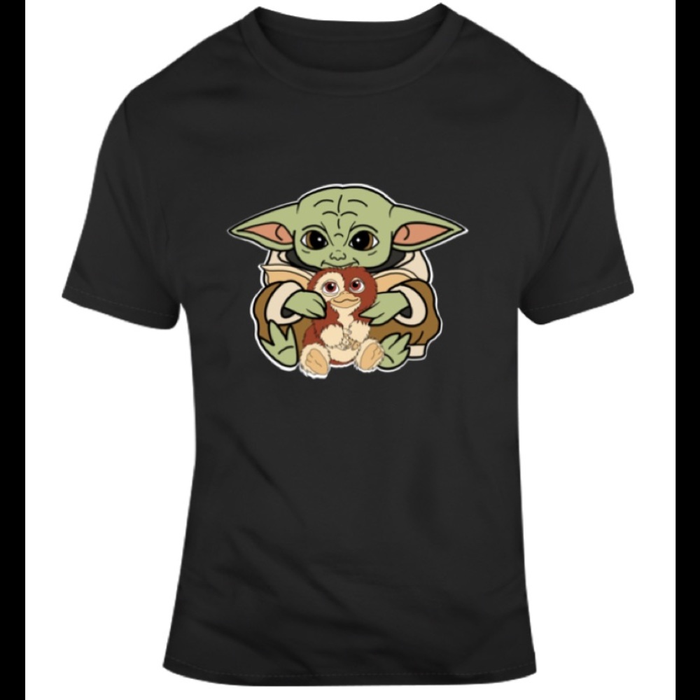Baby Yoda and Gizmo t shirt